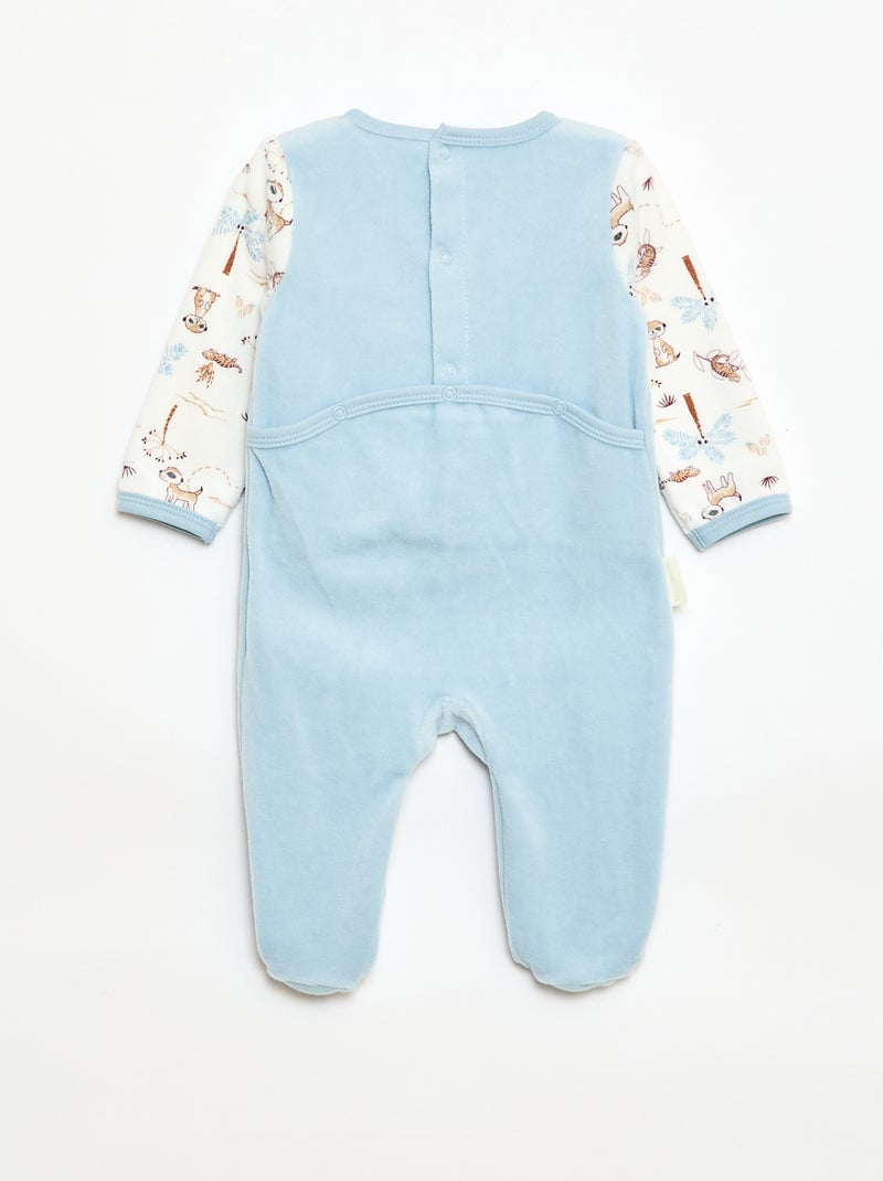 Velours slaappak 'Petit Beguin' Blauw - Kiabi