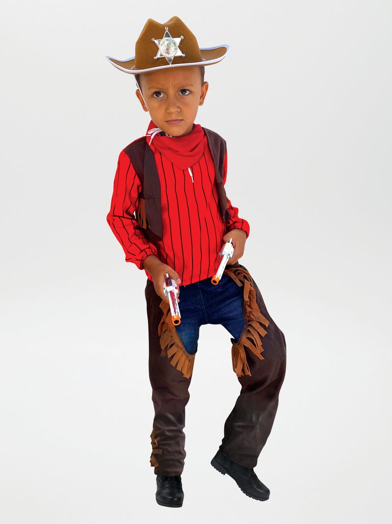 Verkleedkleding - Cowboy BRUIN - Kiabi