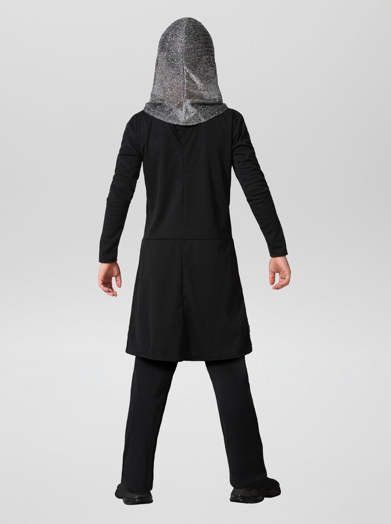 Verkleedkleding - 'Middeleeuwse ridder' - 2-delig ZWART - Kiabi