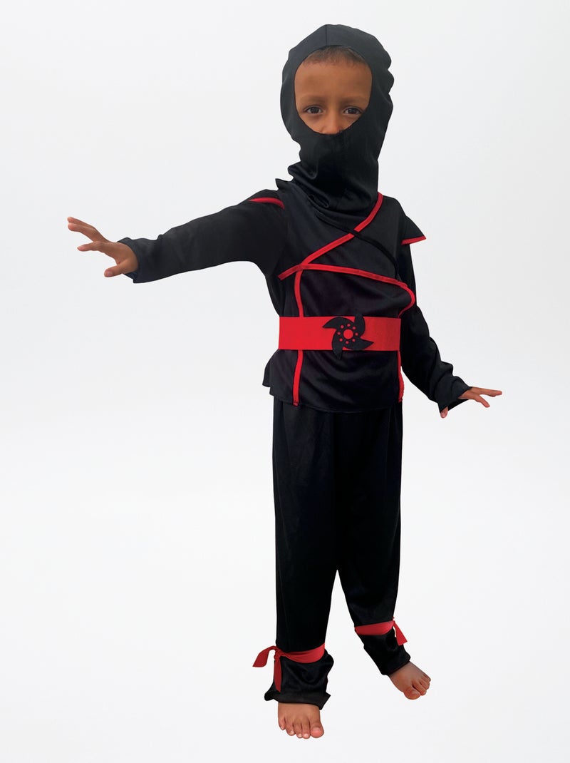 Verkleedkleding - Ninja ZWART - Kiabi