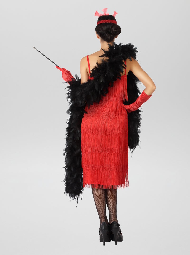 Verkleedkleding 'Charleston' ROOD - Kiabi