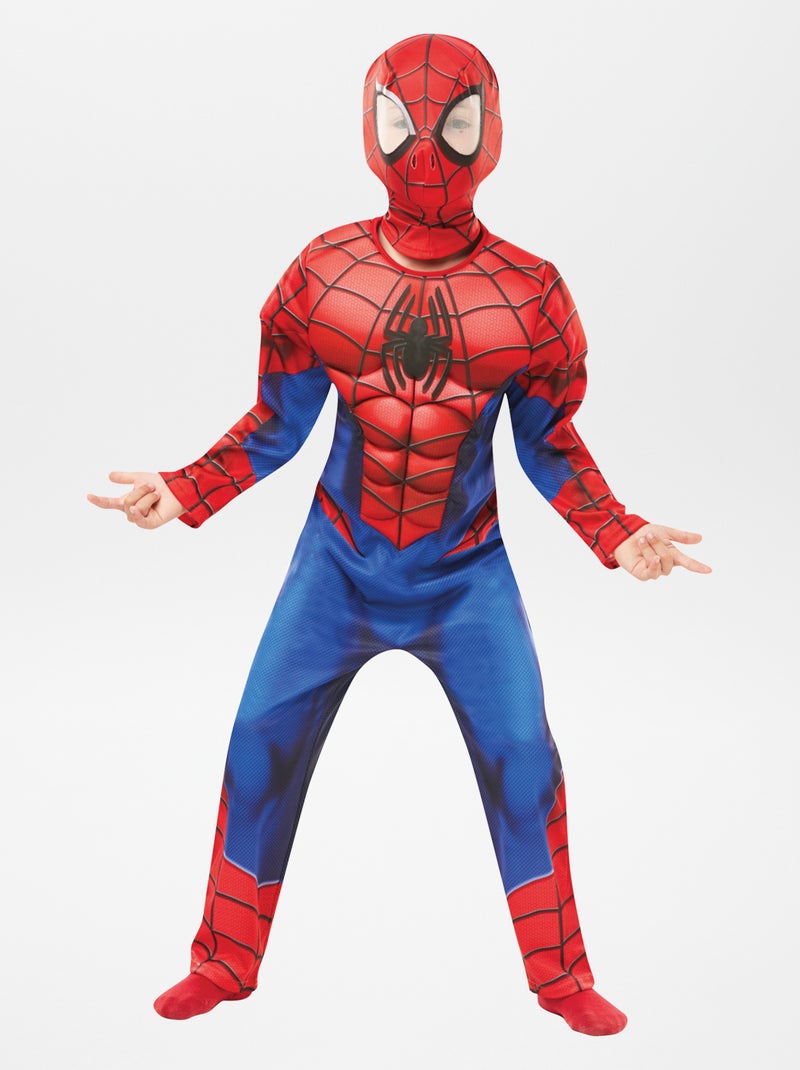 Verkleedpakje + bivakmuts 'Spider-Man' BLAUW - Kiabi
