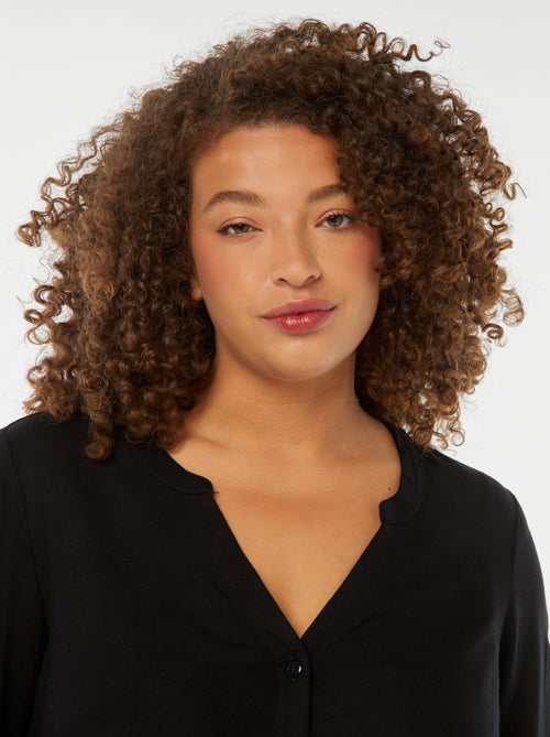 Veromoda | Blouse van gemengd linnen - Kiabi