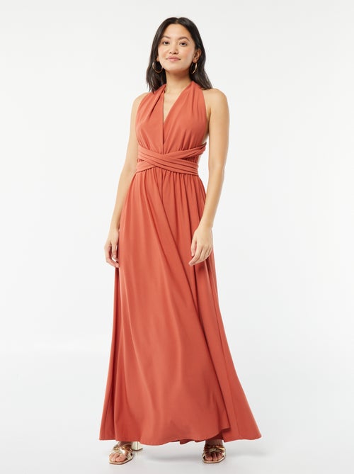 Verstelbare lange jurk - Kiabi