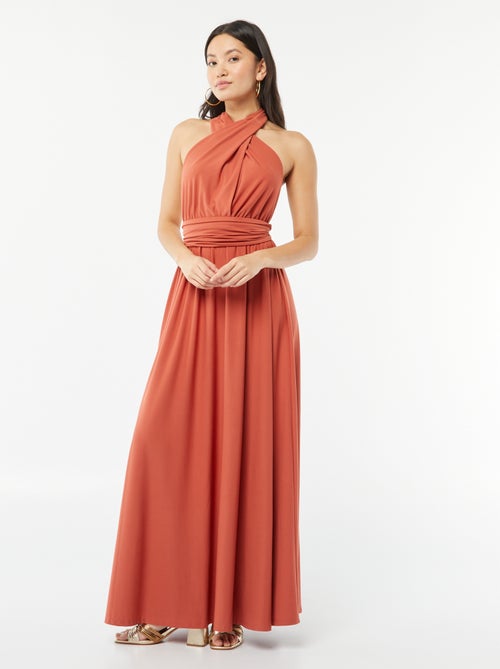 Verstelbare lange jurk - Kiabi