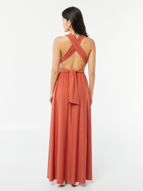 Verstelbare lange jurk - Kiabi