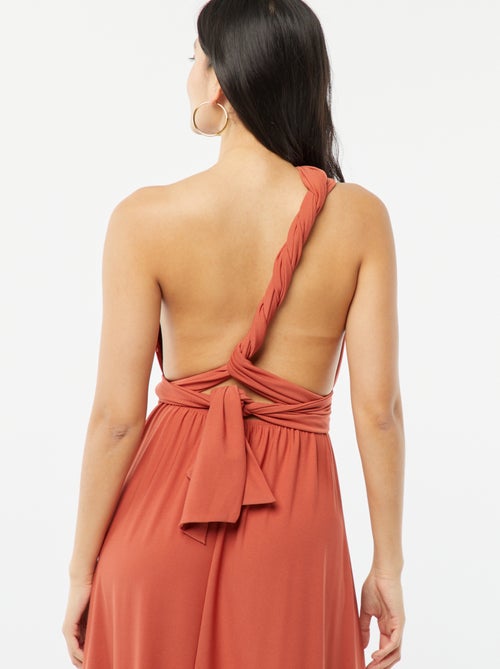 Verstelbare lange jurk - Kiabi