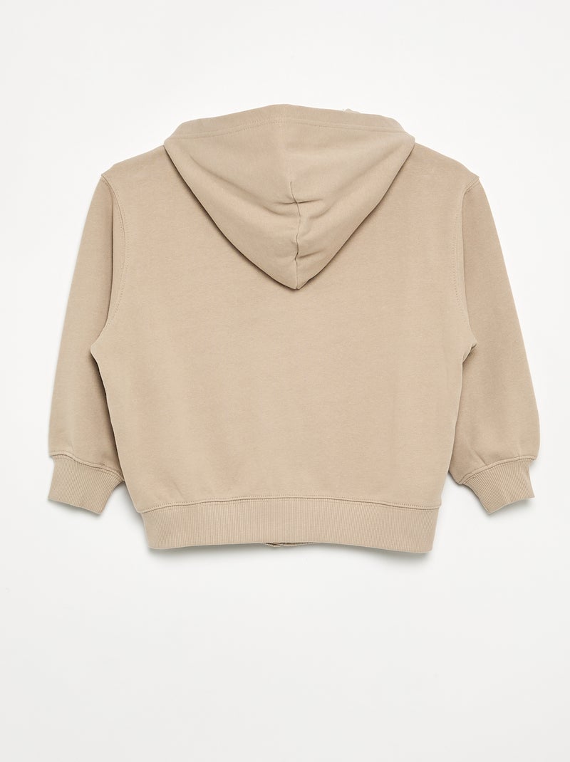 Vest met capuchon Biege - Kiabi