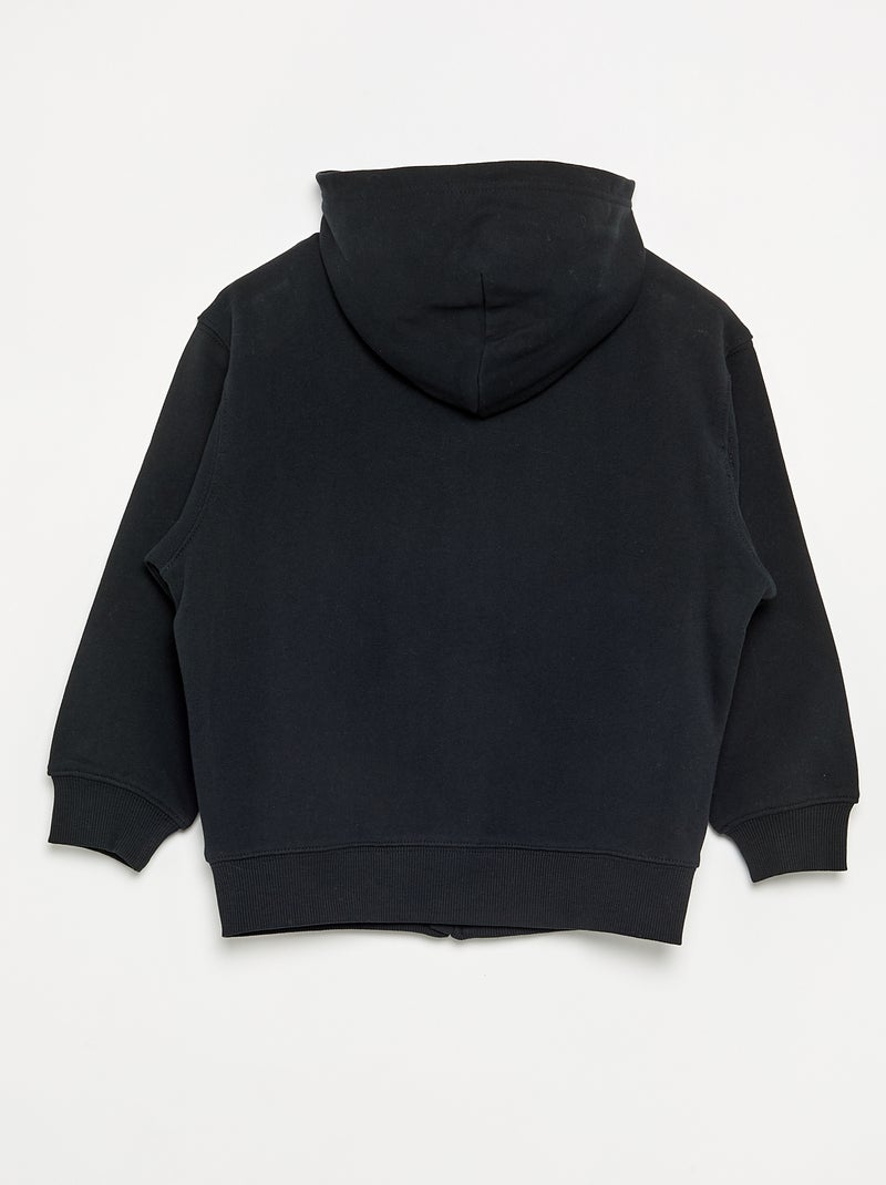 Vest met capuchon Zwart - Kiabi