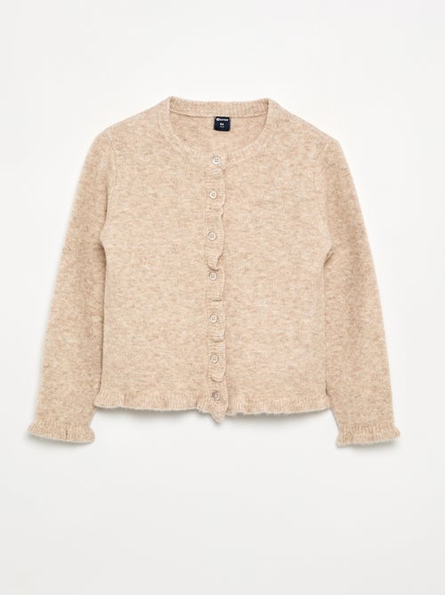 Vest met gerimpelde afwerkingen - Kiabi