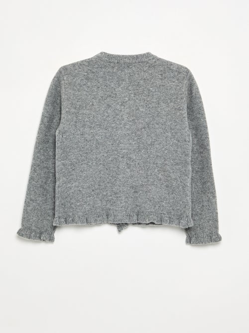 Vest met gerimpelde afwerkingen - Kiabi
