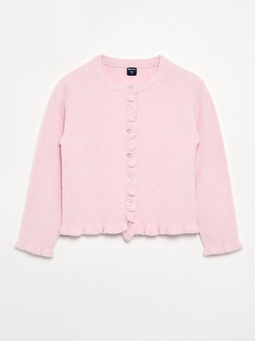 Vest met gerimpelde afwerkingen - Kiabi
