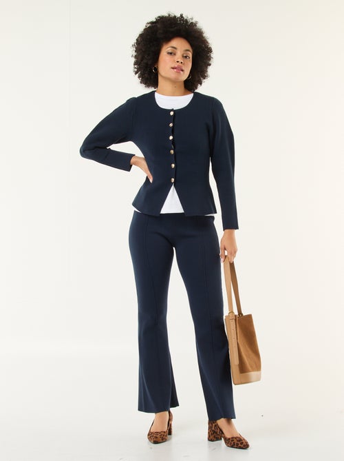 Vest met goudkleurige knopen - Kiabi