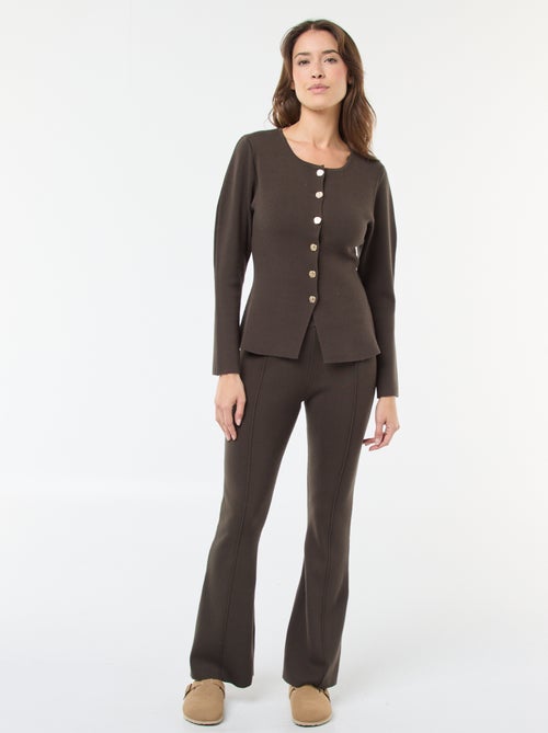 Vest met goudkleurige knopen - Kiabi