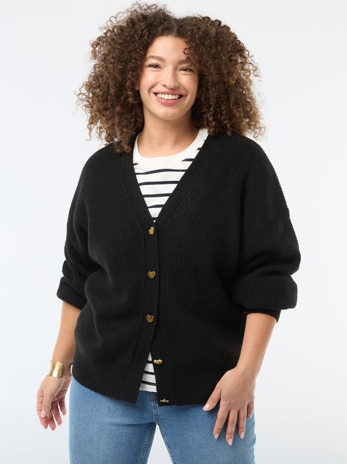 Vest met hartvormige knoopsluiting - Kiabi