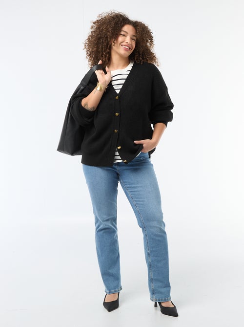 Vest met hartvormige knoopsluiting - Kiabi