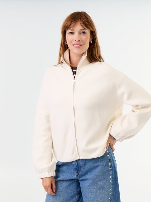 Vest met opstaande kraag en rits - Kiabi