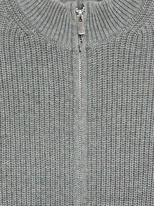 Vest met opstaande kraag en rits - Kiabi