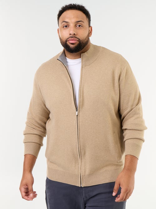Vest met rits en opstaande kraag - Kiabi Vest met rits en opstaande kraag - Kiabi