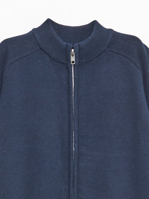 Vest met rits en opstaande kraag - Kiabi