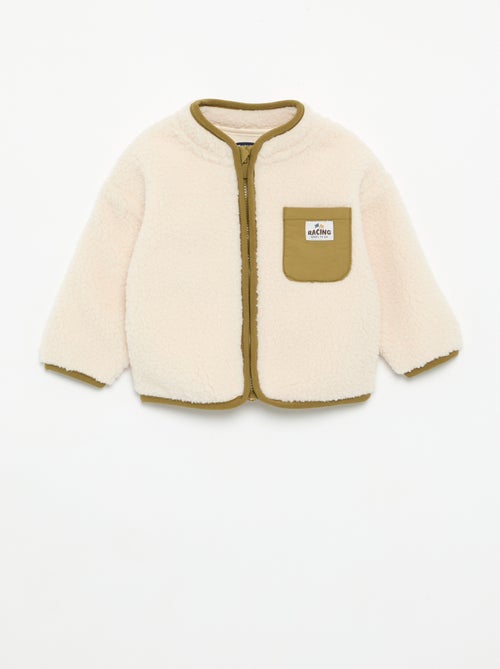 Vest met schapenvachteffect en lange mouwen - Kiabi Vest met schapenvachteffect en lange mouwen - Kiabi