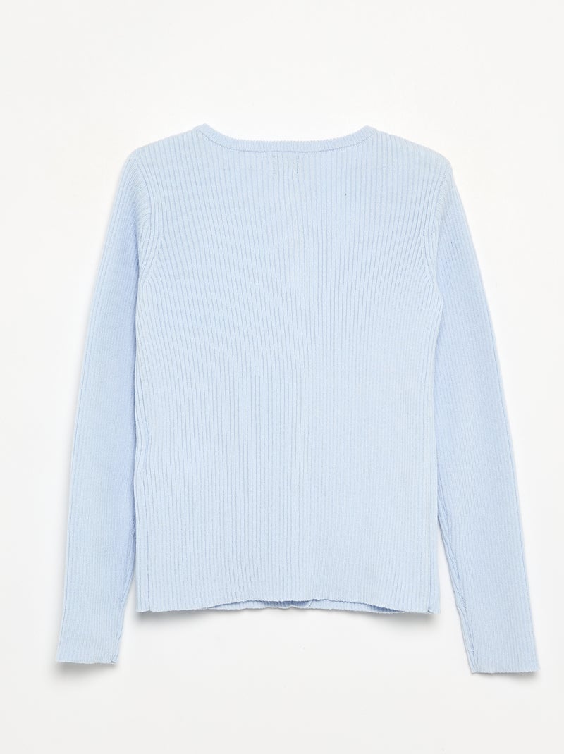 Vest met stervormige knopen Blauw - Kiabi