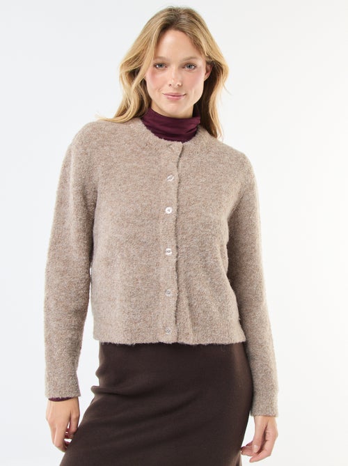 Vest van bouclé - Kiabi
