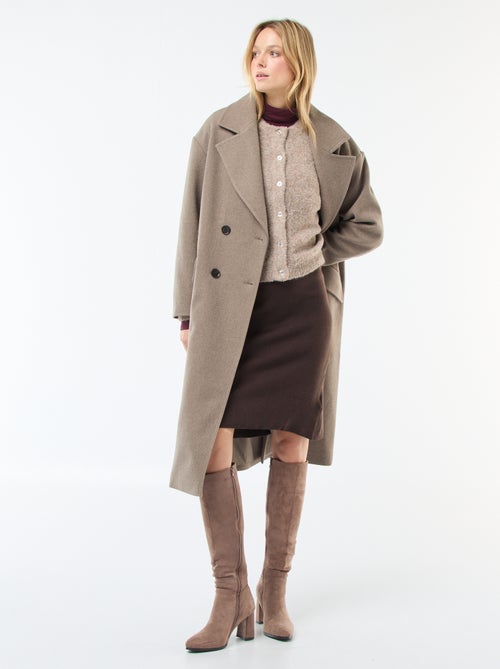 Vest van bouclé - Kiabi