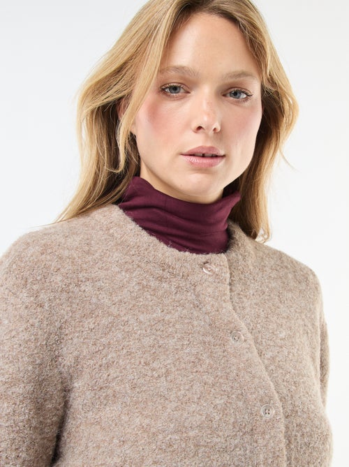 Vest van bouclé - Kiabi