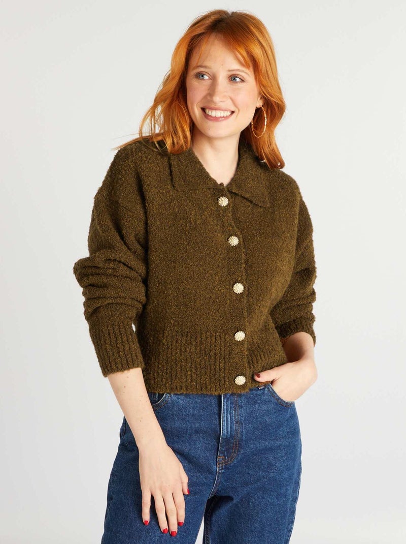 Vest van bouclé BRUIN - Kiabi