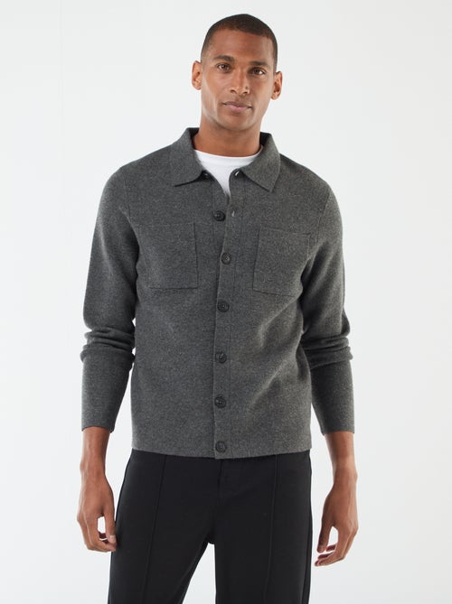 Vest van dun gebreid tricot - Kiabi