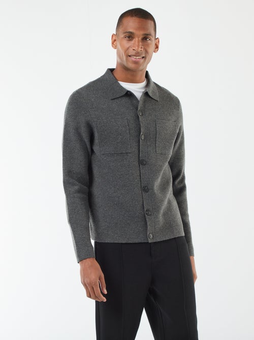 Vest van dun gebreid tricot - Kiabi