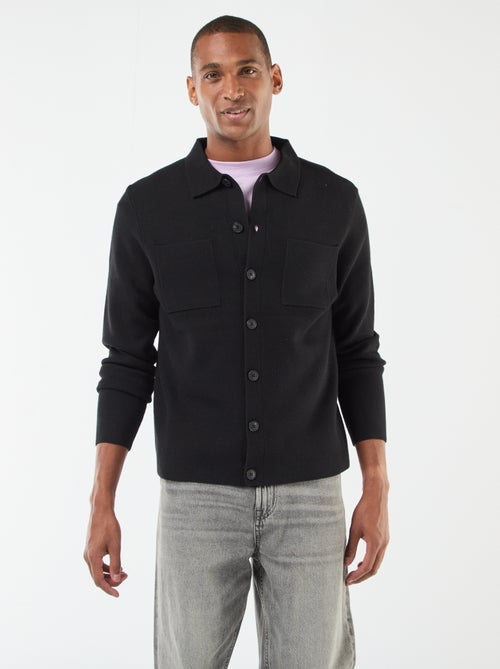 Vest van dun gebreid tricot - Kiabi