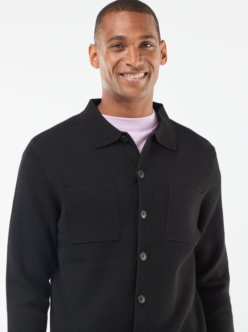 Vest van dun gebreid tricot - Kiabi