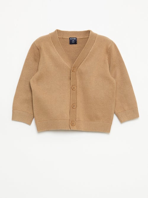 Vest van dun tricot met V-hals - Kiabi