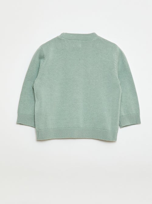 Vest van dun tricot met V-hals - Kiabi