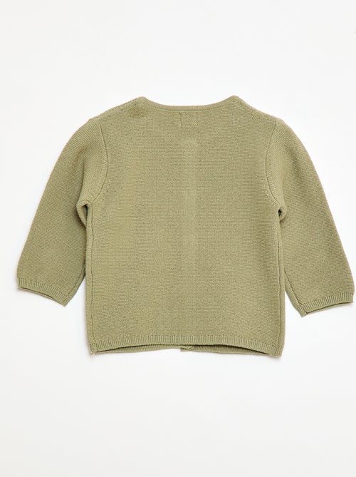 Vest van fantasie ajourgebreide stof - Kiabi