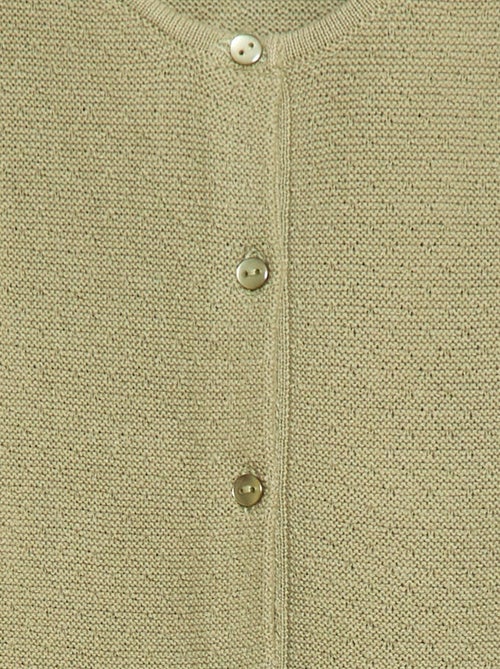 Vest van fantasie ajourgebreide stof - Kiabi