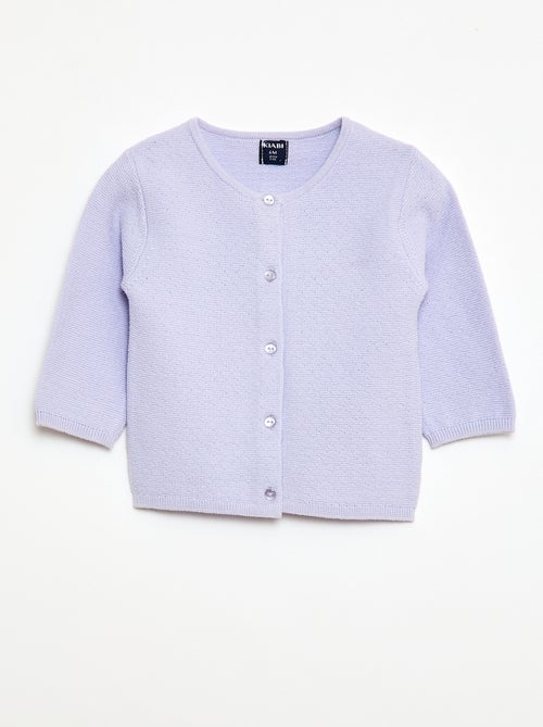 Vest van fantasie ajourgebreide stof - Kiabi