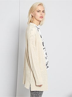 Vest van fantasietricot - Kiabi