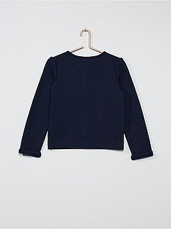 Vest van geruwd molton - Kiabi