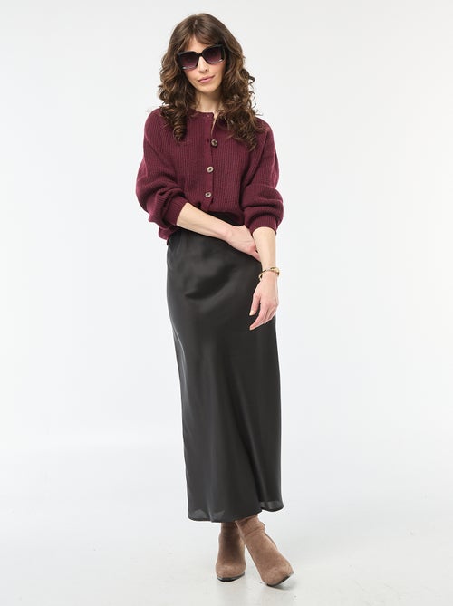 Vest van grof gebreid tricot - Kiabi