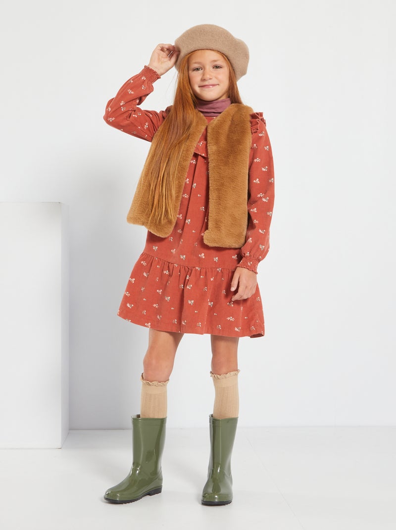 Vest van imitatiebont BIEGE - Kiabi
