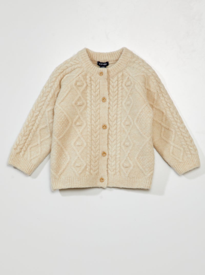 Vest van kabeltricot BIEGE - Kiabi