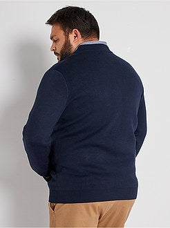 Vest van milanotricot met rits - Kiabi