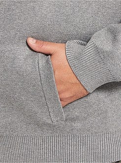 Vest van milanotricot met rits - Kiabi