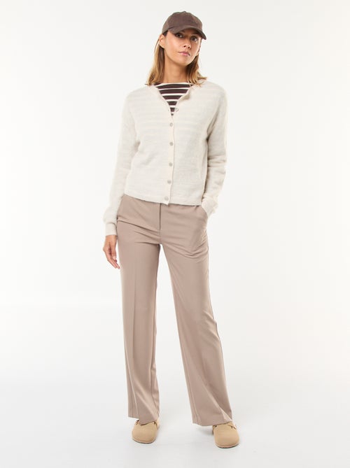 Vest van mohair- en wolmix - Kiabi