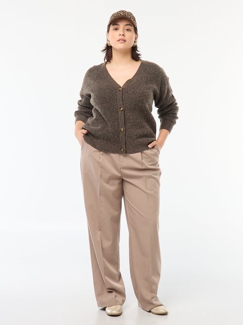 Vest van ribtricot - Kiabi