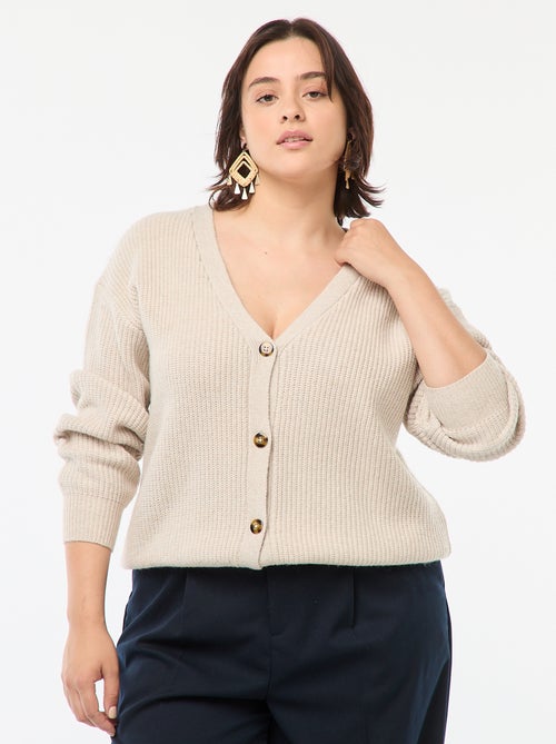 Vest van ribtricot - Kiabi