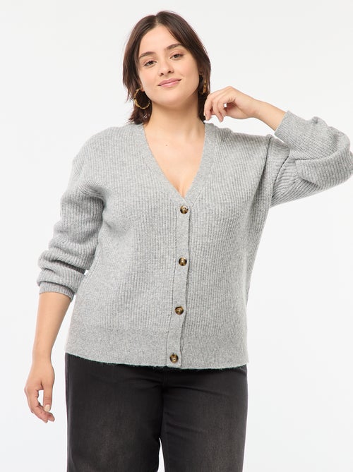 Vest van ribtricot - Kiabi